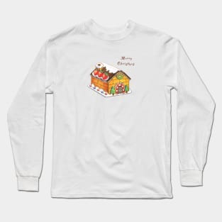 Christmas Gingerbread House❤️ Long Sleeve T-Shirt